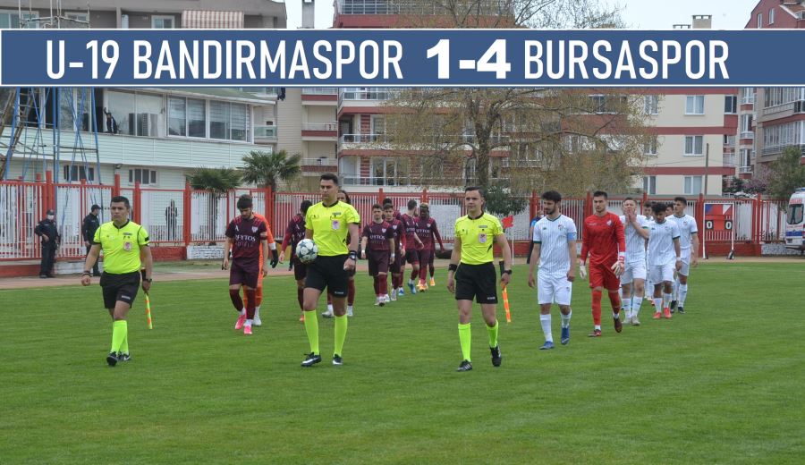 U-19’lar Ligi’nde  Bursaspor, Bandırmaspor’u rahat geçti: 4-1