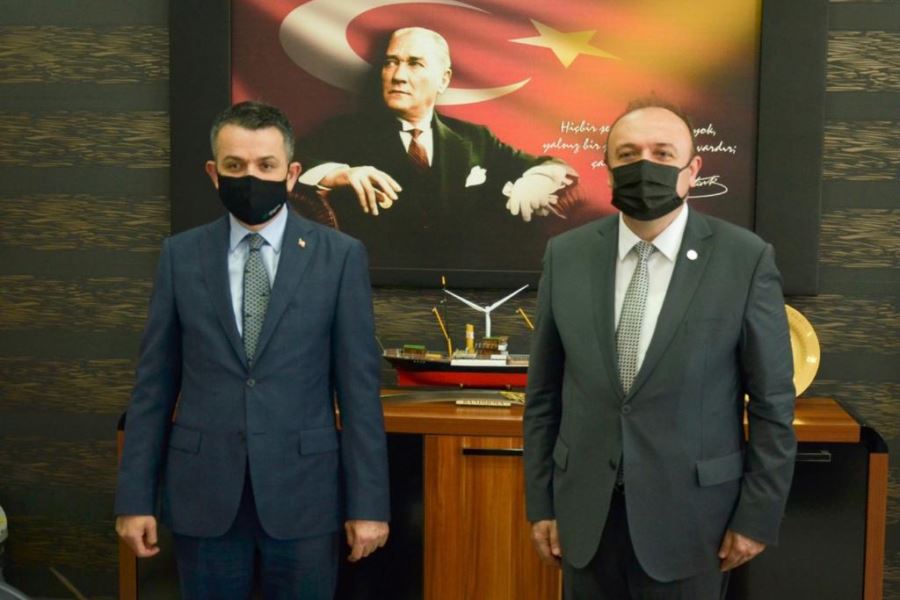 Onyedi Eylül Üniversitesini Ziyaret etti.