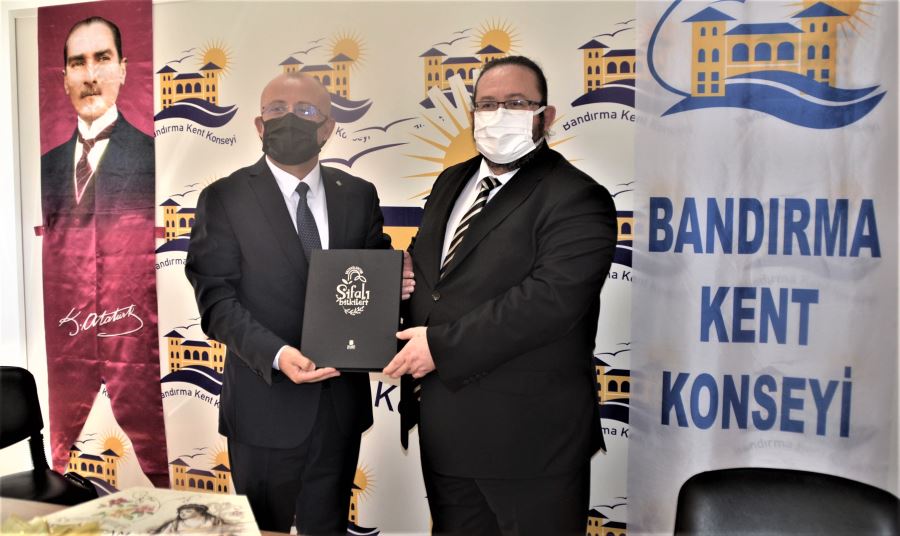 Balıkesir Kent Konseyi Başkanı Bandırma’da