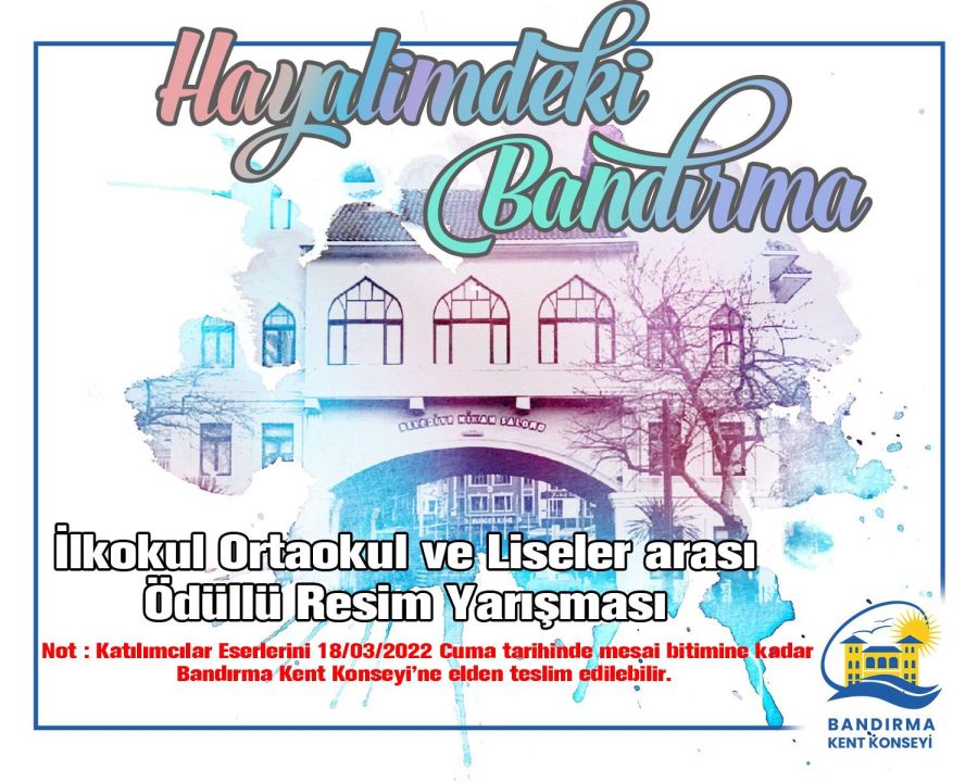 “Hayalimdeki Bandırma” adlı Resim Yarışması