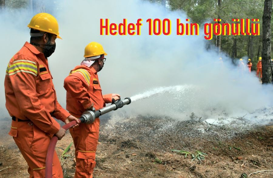 Orman yangınlarıyla gönüllü mücadele dönemi