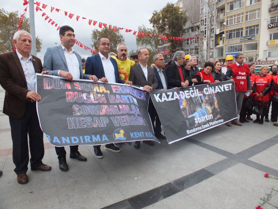 41 Maden şehidi için anma düzenlendi.