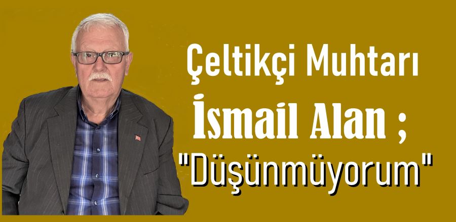 Alan,“Delege adayı değilim”