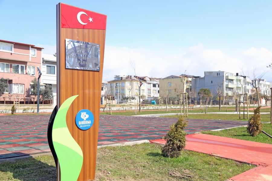  İSİMLERİ PARKLARIMIZDA YAŞAYACAK