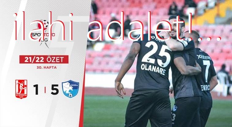 Balıkesirspor’un küme düşmesi kesinleşti.