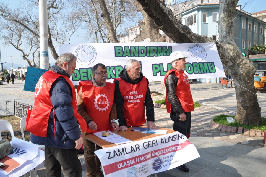 “Bandırma Demokrasi Platformu”nun pikniği Erdek’te