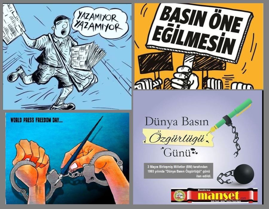 3 Mayıs Dünya Basın Özgürlüğü günündeyiz.