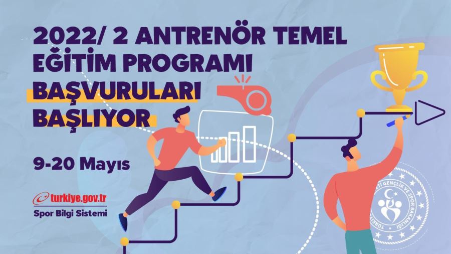 2022/23 ANTRENÖR TEMEL EĞİTİM PROGRAMI BAŞVURULARI BAŞLADI