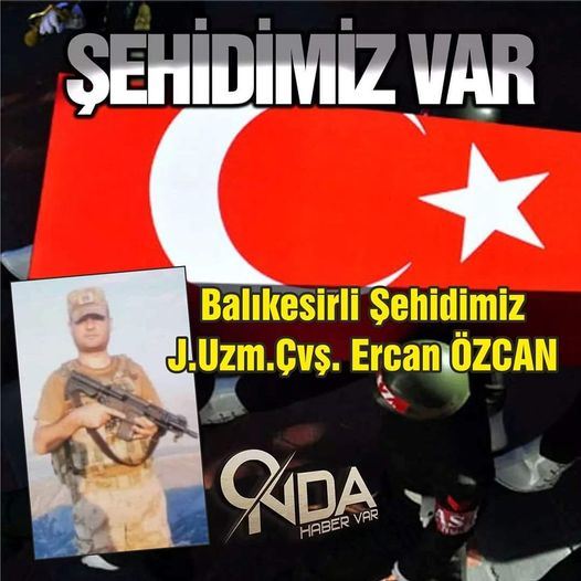 Şehidimiz var