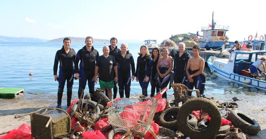 Rotary’den Erdek’te deniz temizliği