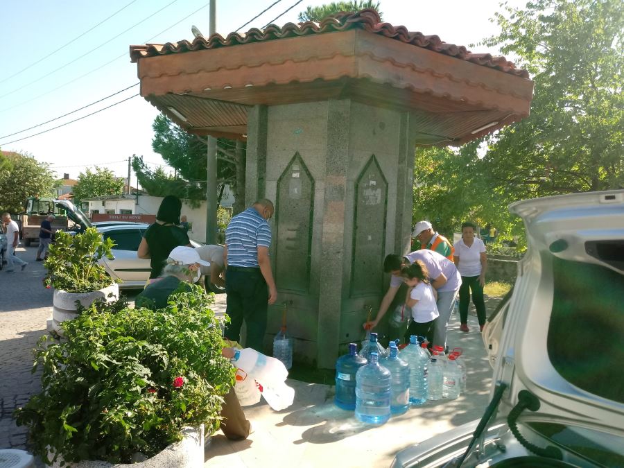 Tatlısu çeşmesine büyük ilgi