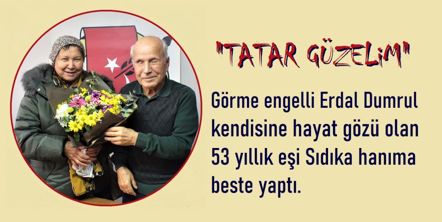 53 Yıl kendine hayat gözü olan eşine beste yaptı.