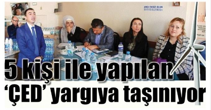 5 kişi ile yapılan 