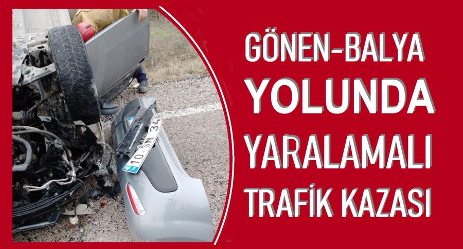 Düz yolda takla attı 3 yaralı