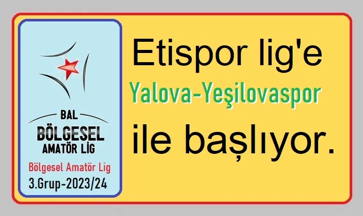 Bölgesel Amatör Lig (BAL) başlıyor