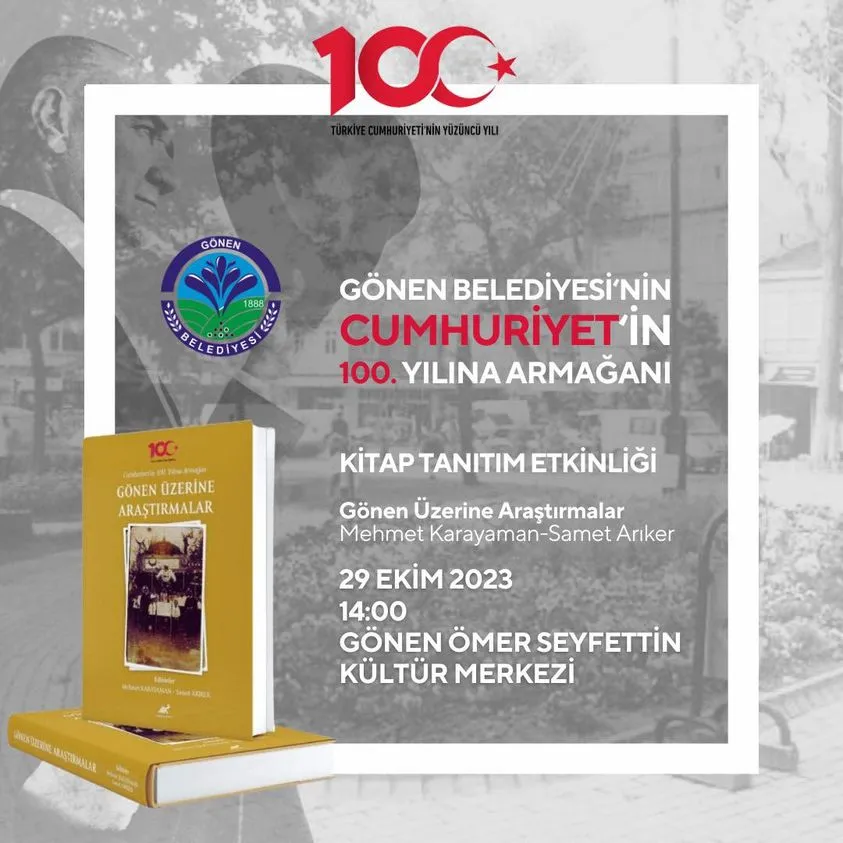 2. Gönen Kültür ve Kitap Günleri” programı açıklandı