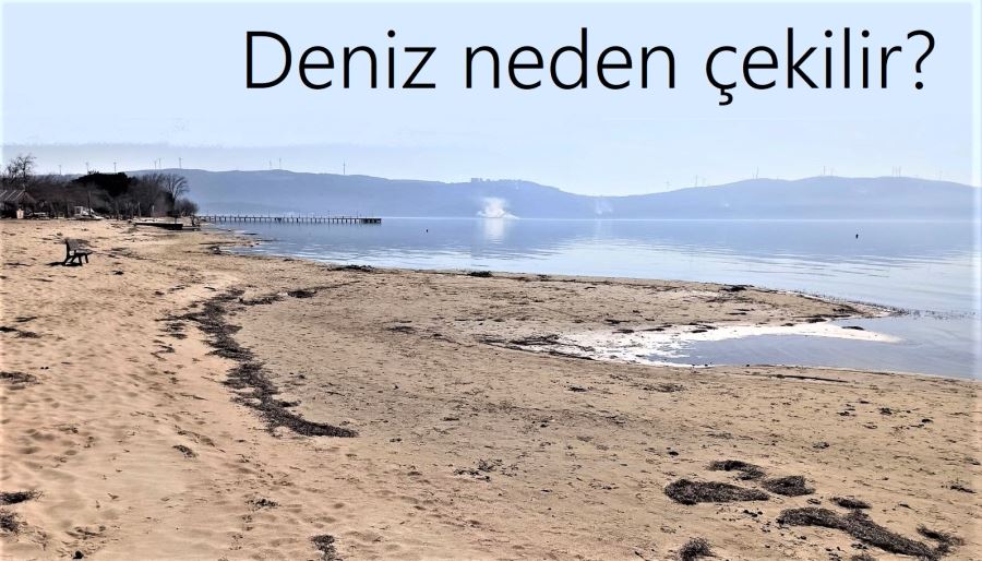 Düzler sahillerinde 15-20 metreyi bulan deniz çekilmesi oldu