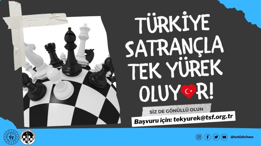 TÜRKİYE SATRANÇLA TEK YÜREK OLUYOR!