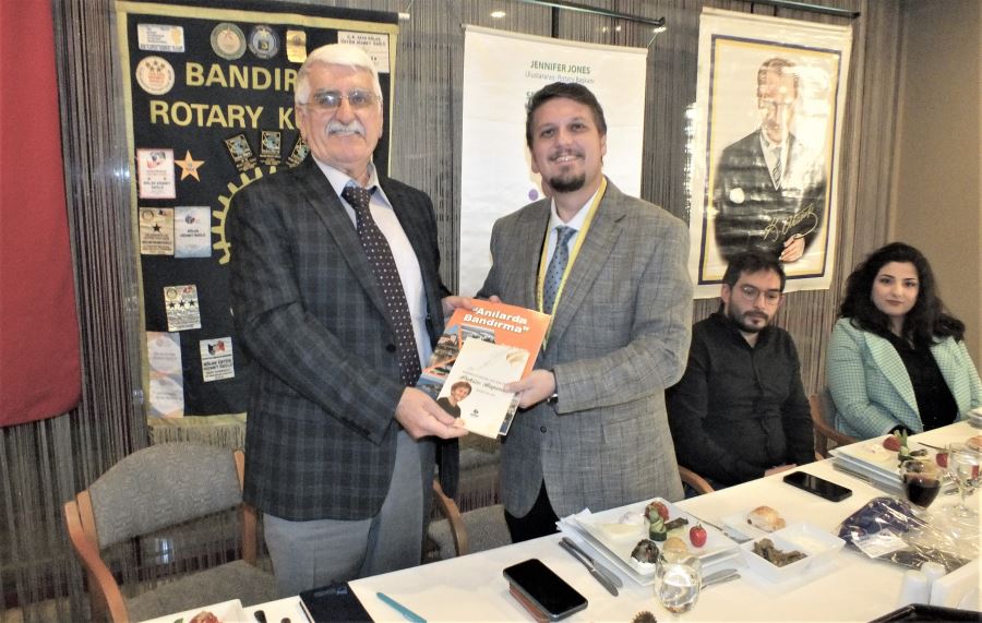 Gazeteci Balıkçı, Rotary’e konuk oldu