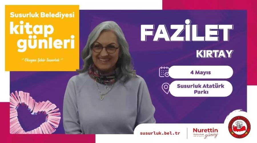 Kırtay, Susurluk’ta “Kitap Günleri”ne katılacak