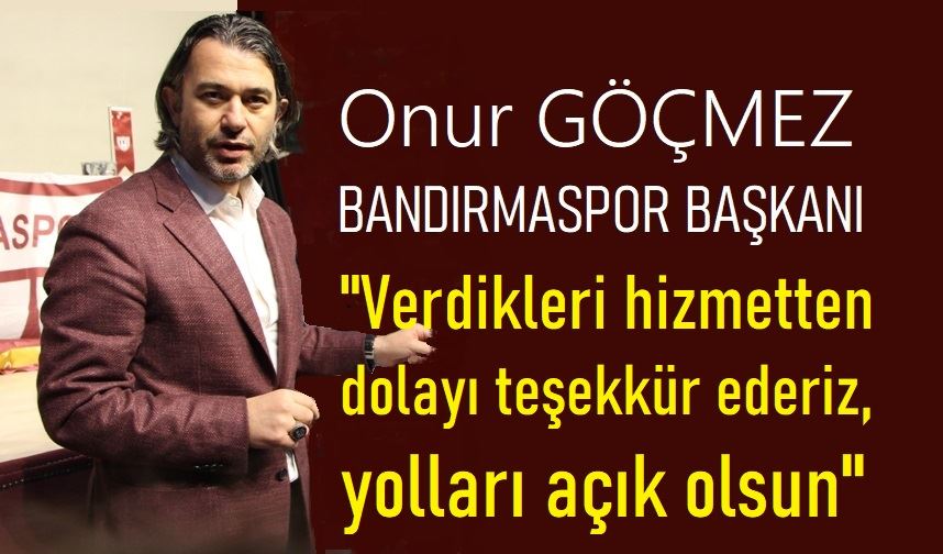 Başkan Göçmez ayrılan 3 futbolcuyla ilgili açıklamada bulundu