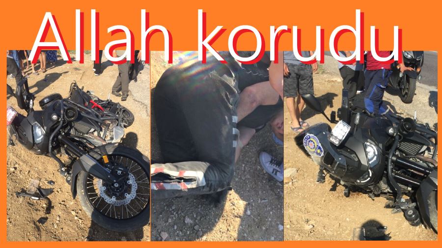 Motorlu Yunus ekibi kaza yaptı