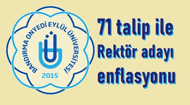 BANÜ’ye rektörlük için 71 başvuru