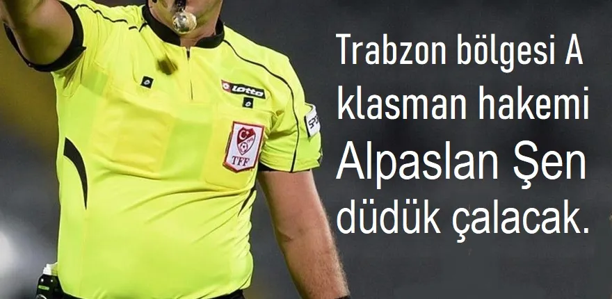 Bandırmaspor maçına Trabzonlu hakem