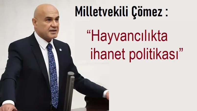 Milletvekili Çömez: “Hayvancılıkta beceriksizlik ve ihanet politikası”