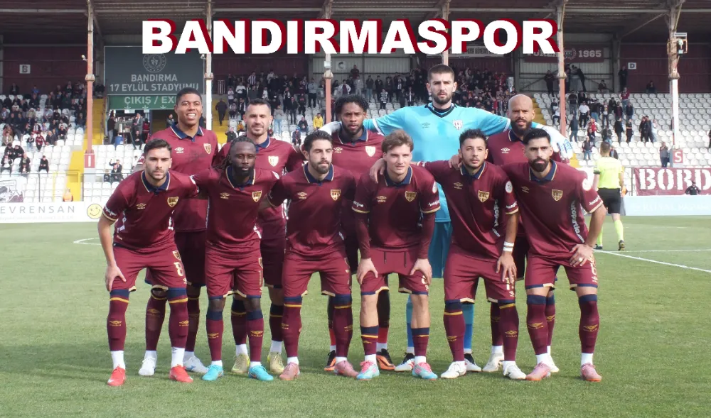 Bandırmaspor, 7 maçtır kaybetmiyor.