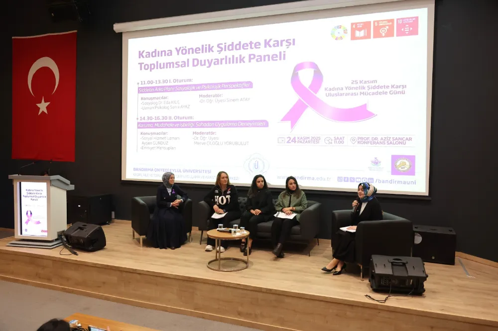 “Kadına Yönelik Şiddete Karşı Toplumsal Duyarlılık Paneli” Düzenlendi,