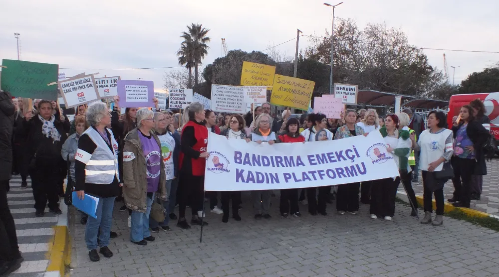 Emekçi Kadınlardan 25 Kasım etkinliği 