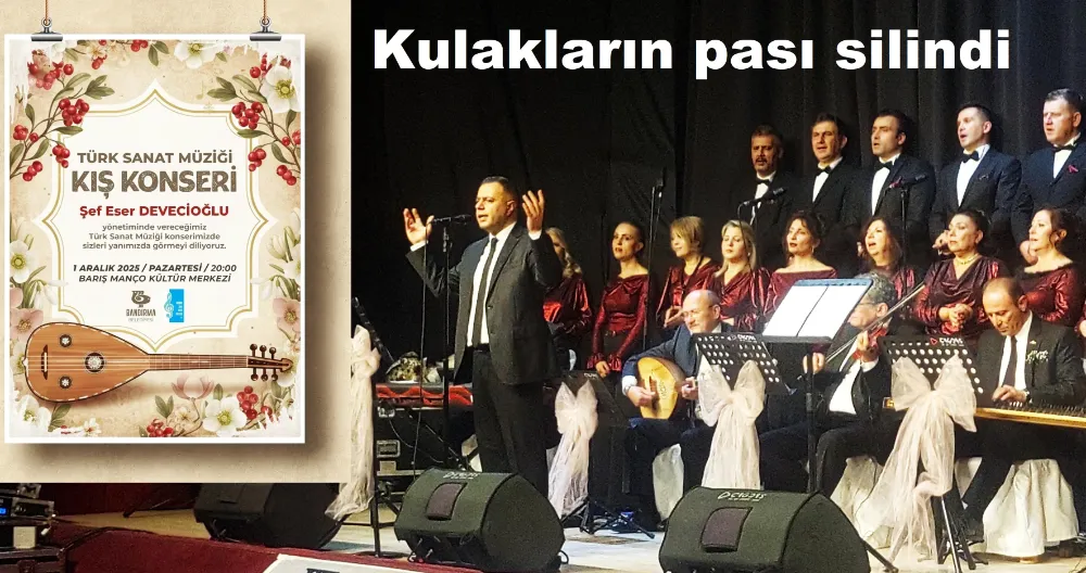 Sanat Müziği Topluluğundan kış konseri