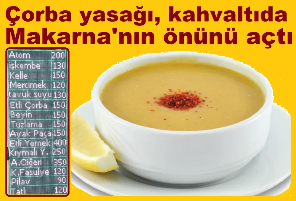 Bu Çorba Muhabbetinden bir 