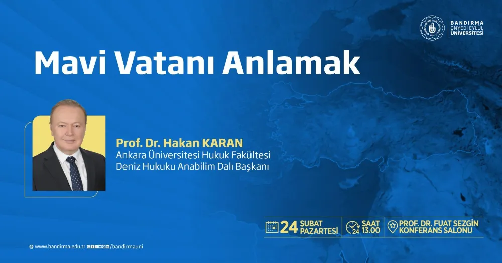 BANÜ’de “Mavi Vatan” konferansı