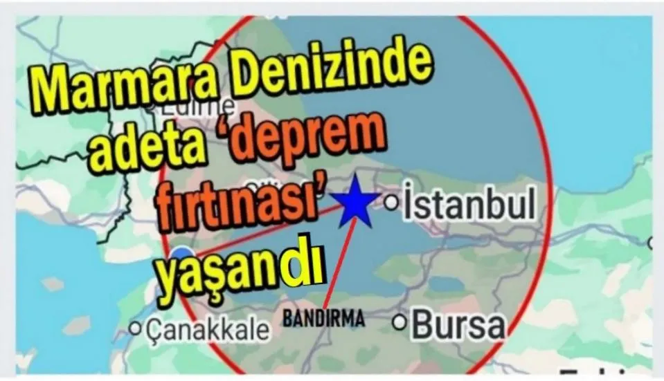 6.2 ile13 saniye sallandık