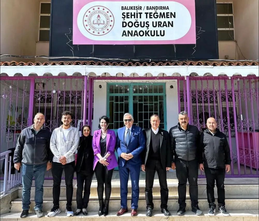 BAŞKAN MİRZA’DAN ŞEHİT TEĞMEN DOĞUŞ URAN ANAOKULU’NA ZİYARET