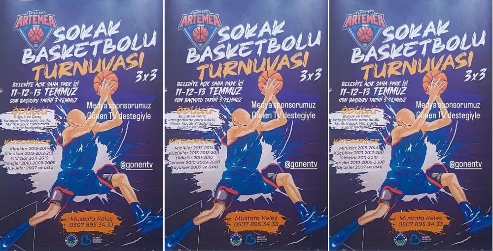 Gönen’de basketbol turnuvası