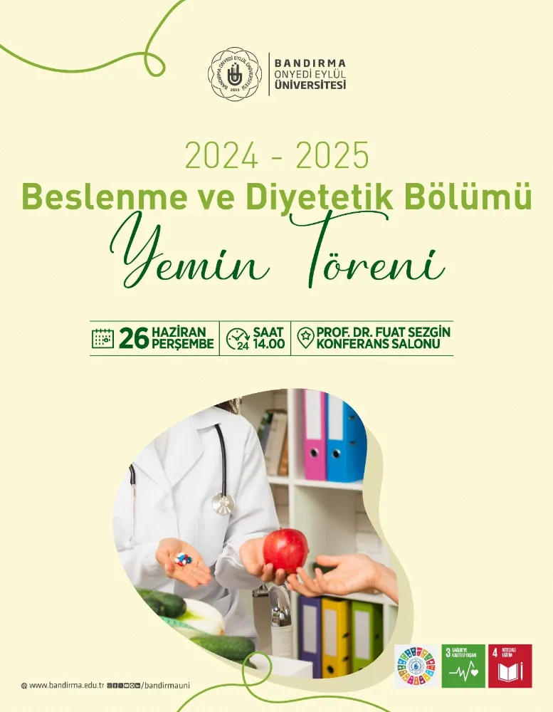 BANÜ’de yemin törenleri sürecek