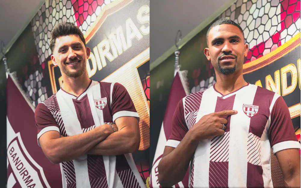 Jetmir Topalli ile Cedric Hountondji Bnadırmaspor