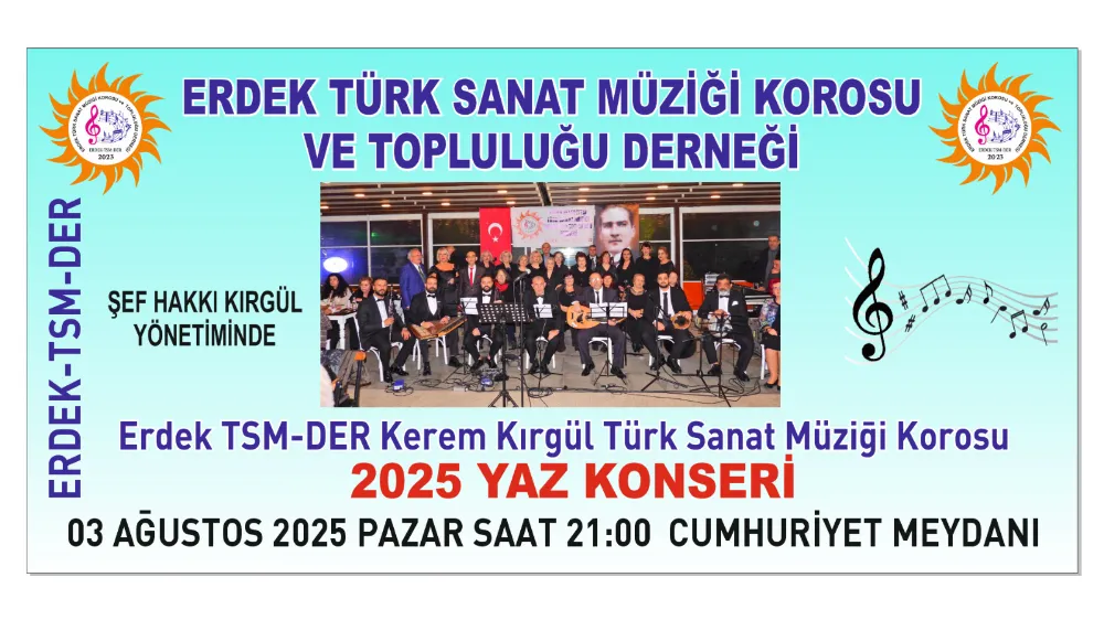 Erdek’te yaz konseri