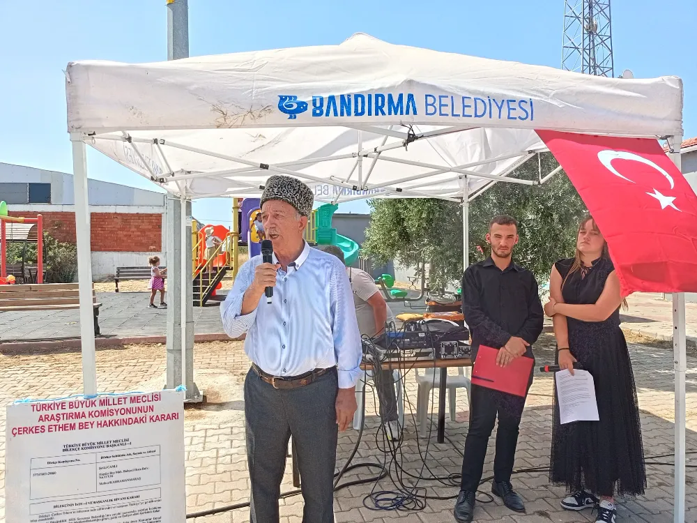Çerkes Ethem Bey, doğduğu Emre Köyü’nde anıldı