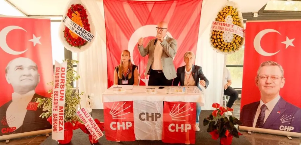 Erdek CHP’de Tuna güven tazeledi