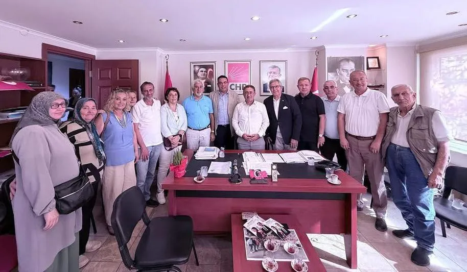 Bağcıoğlu’nu İlçe başkanlığına ziyarette bulundu.