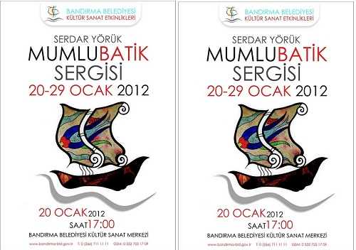 Mumlu batik sergisi açılıyor
