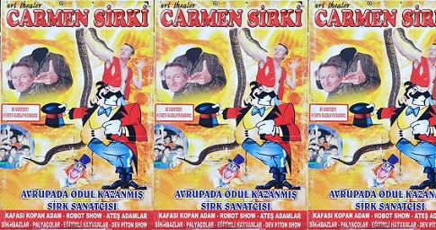 Ünlü Carmen Sirki Bandırma da