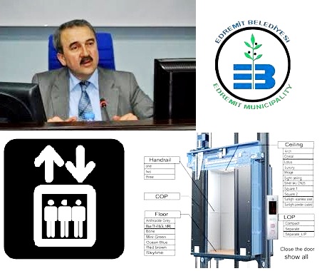  Edremit`te Asansörler Belediye`nin garantörlüğünde
