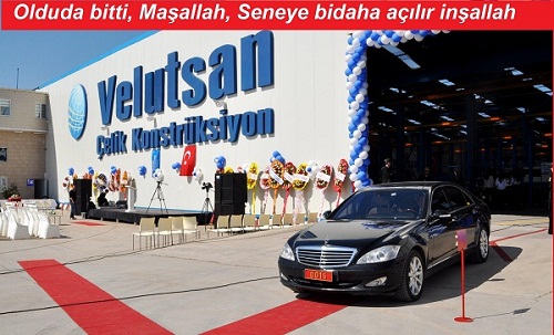 Velutsan`a özel Kırmızı plakalı açılış