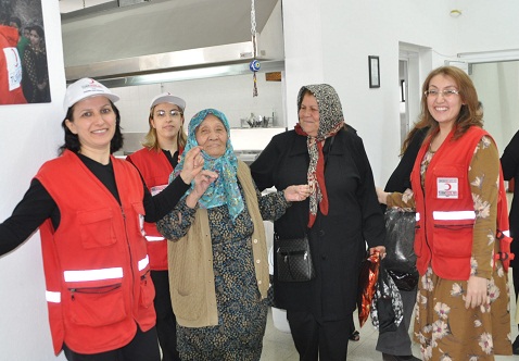 Kızılay gönüllüleri, Gönlünce eğlendiler.