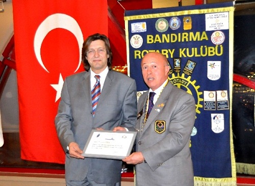 İşte o Doktor Rotary`e konuk oldu